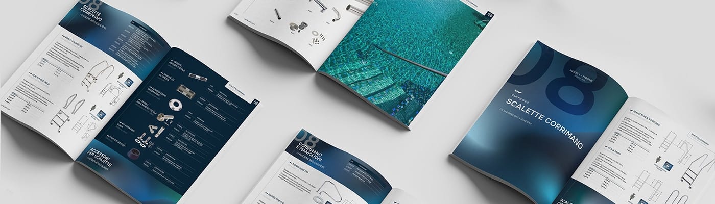 Italian Pool catalogo - scalette corrimano