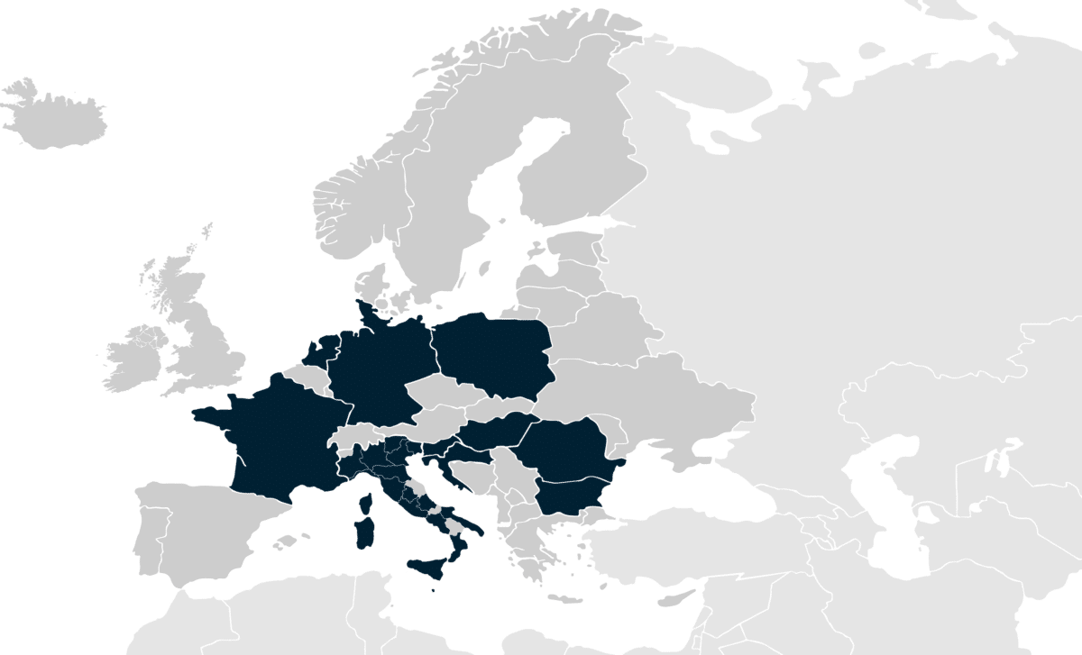 Retailers 1 italian pool rivenditori mappa europa
